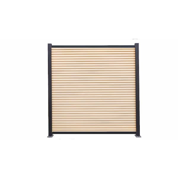 6 ft. x 6 ft. Riviera Composite Fence Panel Cedar (10-Pack)