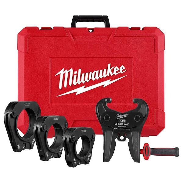 Milwaukee 2-1/2 in. - 4 in. IPS-P Pivoting Press Ring Kit for M18 FORCE ...