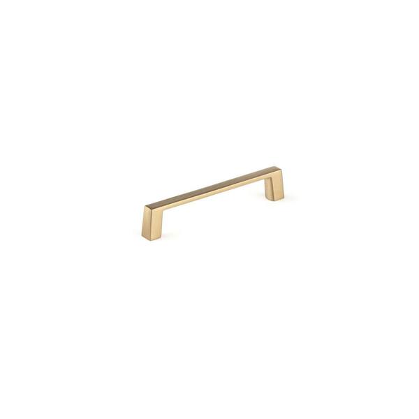 Gold Champagne Contemporary Cabinet Knobs and Pulls Satin Brass
