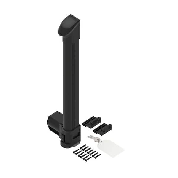 Nylon/Stainless Steel Black Locking Pool Safety Latch