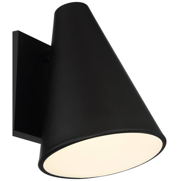 Access Lighting - 1-Light Black LED Outdoor Wall Lantern Sconce (1-Pack)