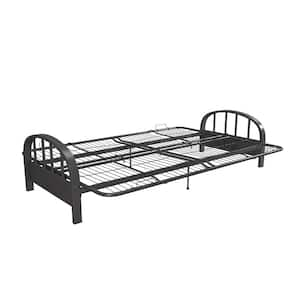 Ali Gunmetal Gray Full Size Futon Frame