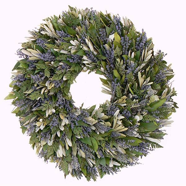 The Christmas Tree Company Enchanted Garden 30 in. Dried Floral Wreath-DISCONTINUED