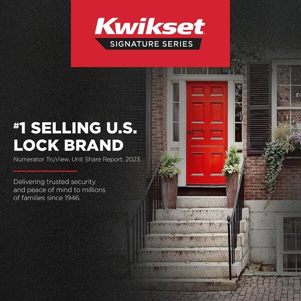 Kwikset Trafford Venetian Bronze Reversible Hall Closet Bedroom