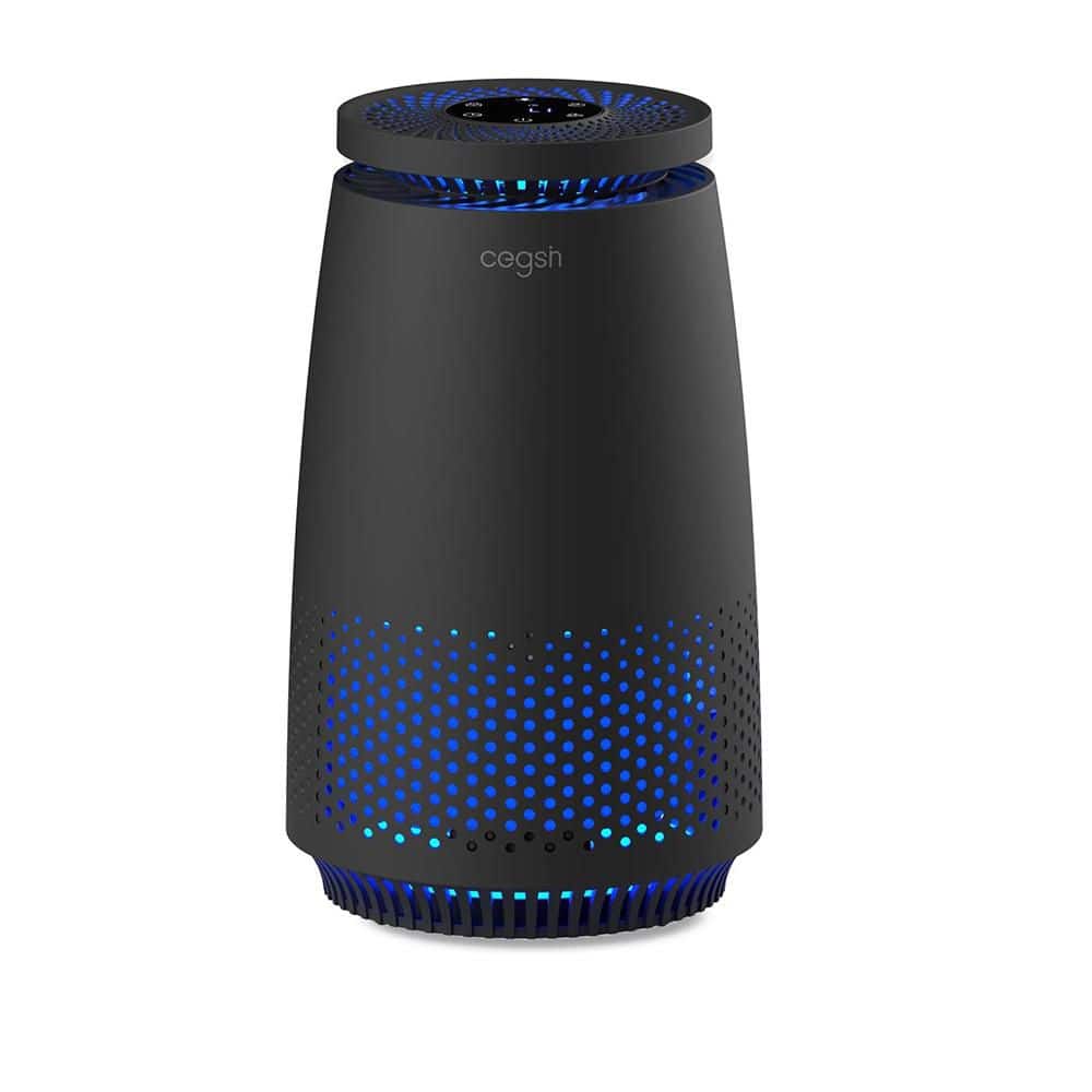Bedroom HEPA Air Purifier 250 sq. ft. 3-in-1; Dander/Dust/Pollen Sleep Mode, 12H Timer Night Light, Aromatherapy (Black) price history on PriceWatchPro