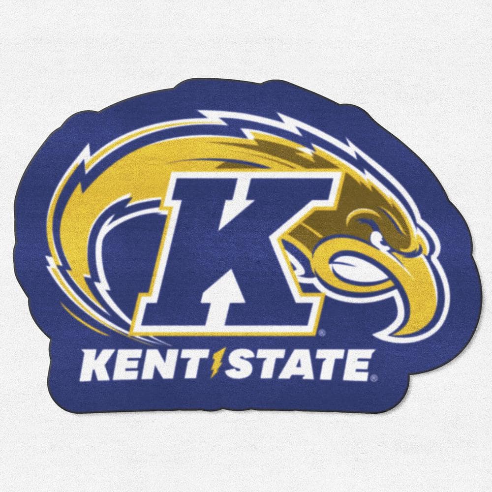 FANMATS Kent State University Blue 1 ft. x 2 ft. Mascot Accent Rug ...