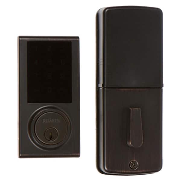 DELANEY HARDWARE Tuscany Bronze Touchscreen Z-Wave Smartlock Single Cylinder Deadbolt