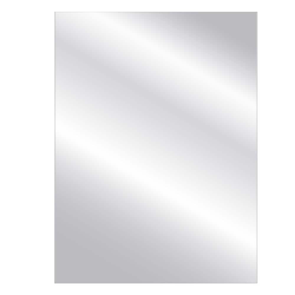 Glacier Bay 36 in. W x 42 in. H Frameless Rectangular Polished 