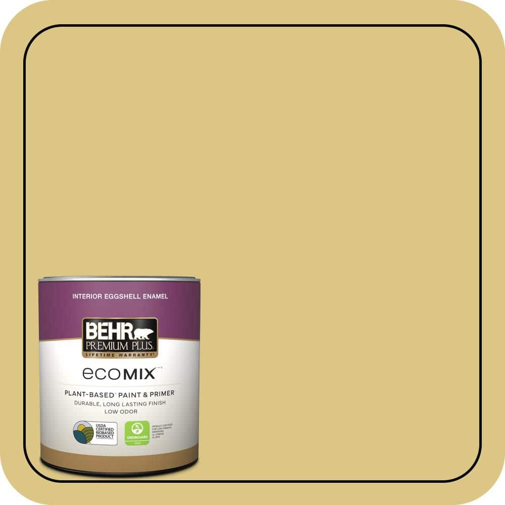 1 qt. #390D-5 Sea Kelp Eggshell Enamel EcoMix Plant-Based Interior Paint & Primer price history on PriceWatchPro