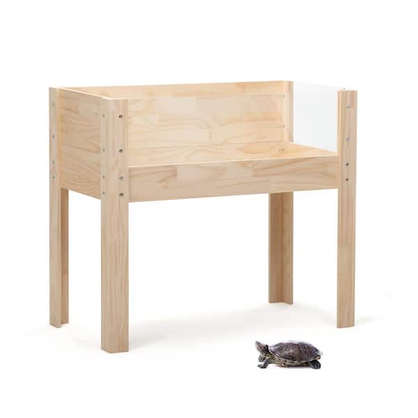 COZIWOW Wooden Tortoise Habitat with A Waterproof Cloth