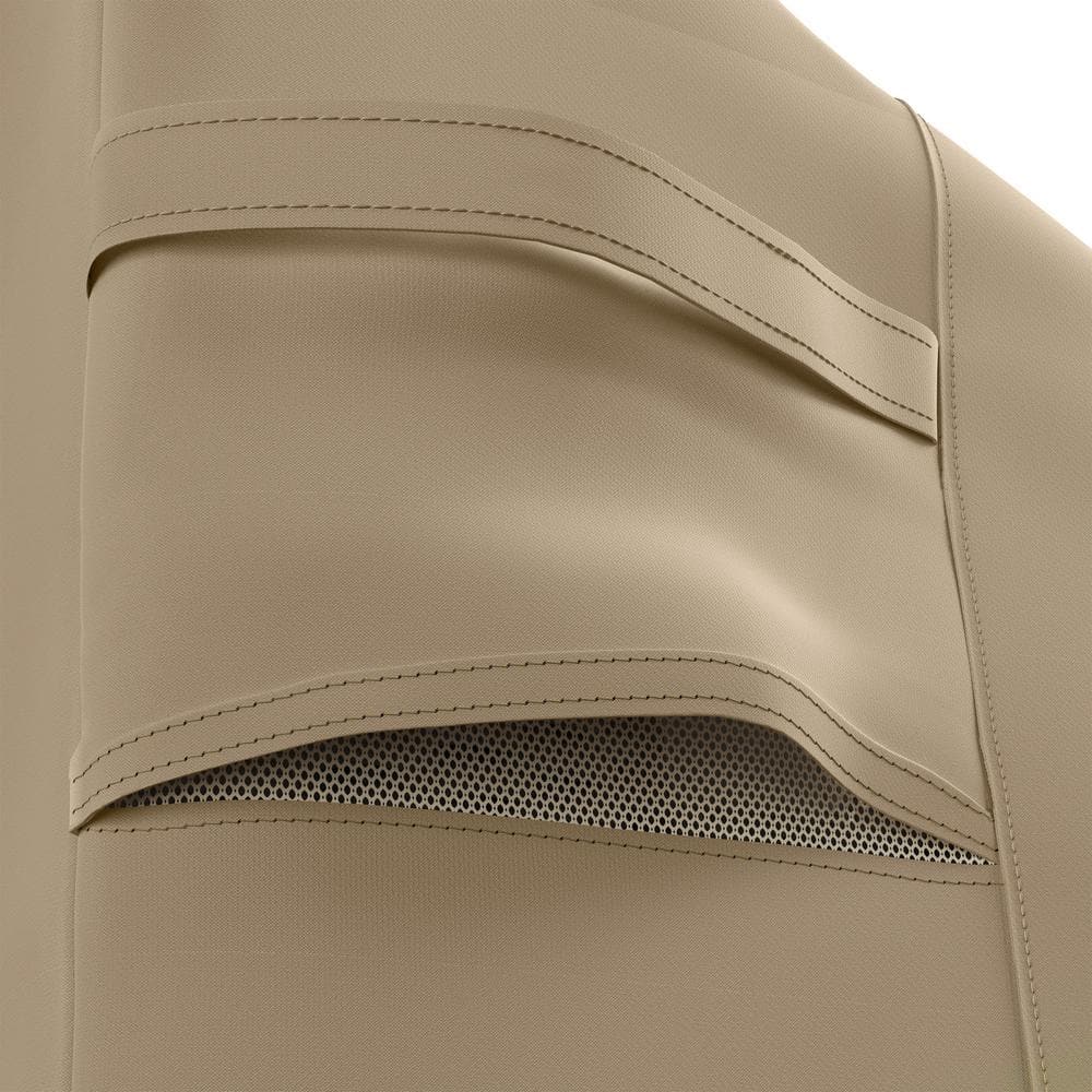 Beige Heavy-Duty Waterproof Outdoor Couch Cover 76"