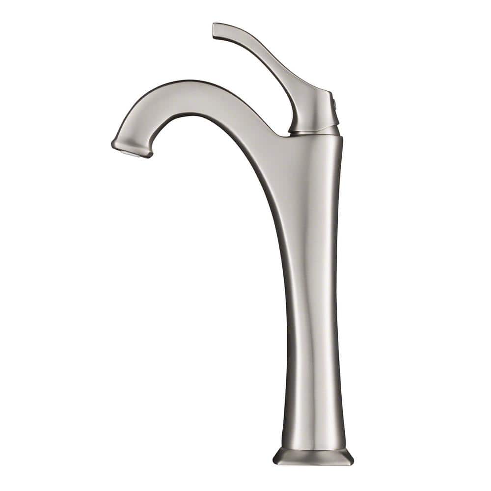 Eco-Friendly Arlo Single Handle Vessel Faucet in Spot-Free Nickel