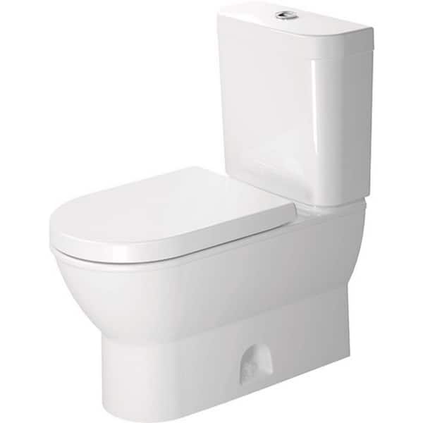 Duravit Darling New 2-Piece 1.28 GPF Single Flush Elongated Toilet in White