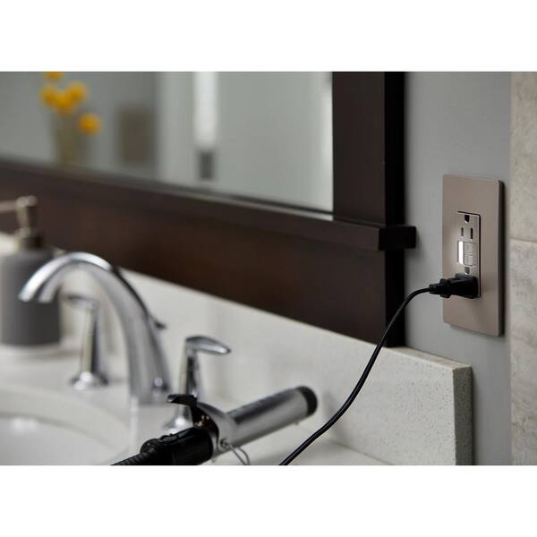 Legrand radiant 15 Amp 125-Volt Tamper Resistant Self-Test GFCI