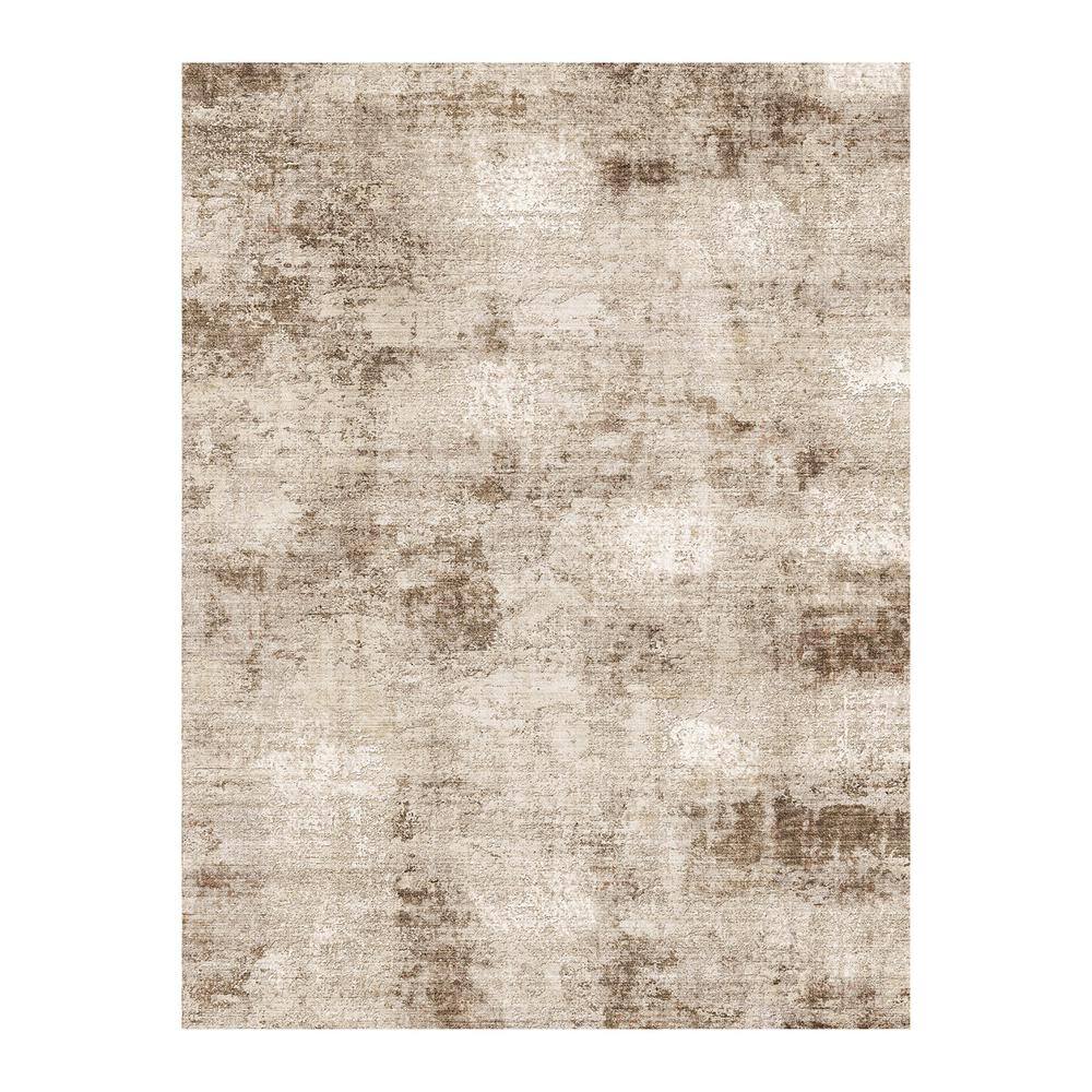 De Kooning Brown 6 ft. x 9 ft. Modern Abstract Area Rug price history on PriceWatchPro