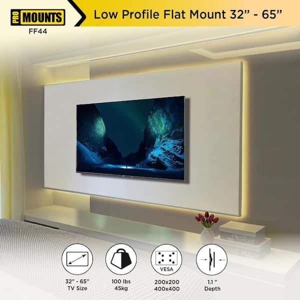 Husky Mount 32 to 55 TV Wall Mount Universal Fit VESA 400x400