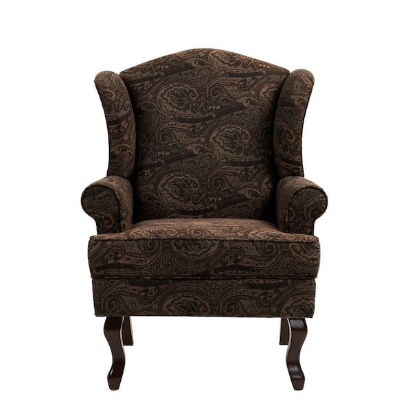 Uixe Mid-Century Retro Style Cranberry Linen Upholstered