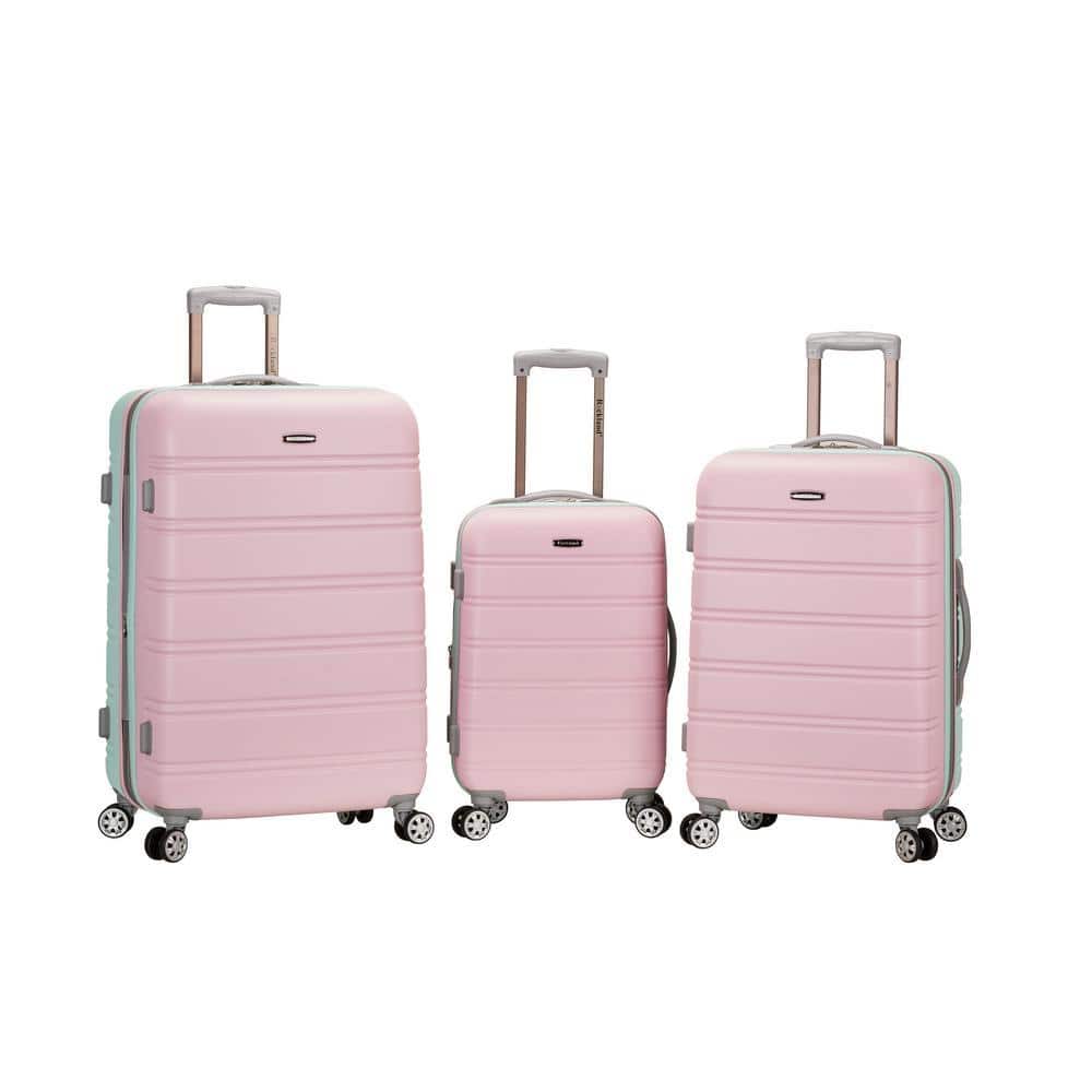【新品未使用】ARCHIVIO ピンク ラウンドセットアップ　Mサイズ mint-rockland-luggage-sets-