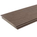 All Weather System 5.5 in. x 96 in. Composite Siding Board in Spanish Walnut