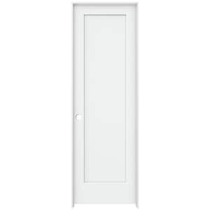 30 in. x 96 in. Madison White Painted Right-Hand Smooth Solid Core Molded Composite MDF Single Prehung Interior Door