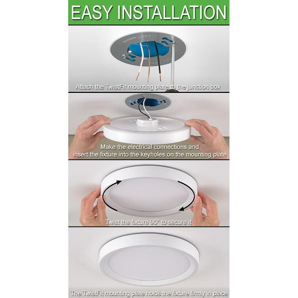 How To Install Flush Mount Ceiling Light Fixture - Infoupdate.org
