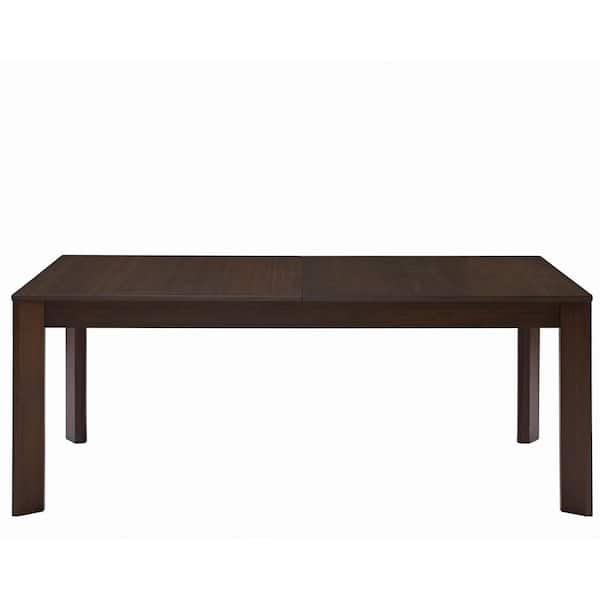 Uson Brown Coffee 78-110 x 42 Extension Bamboo 4 Legs Dining Table Seats 10+