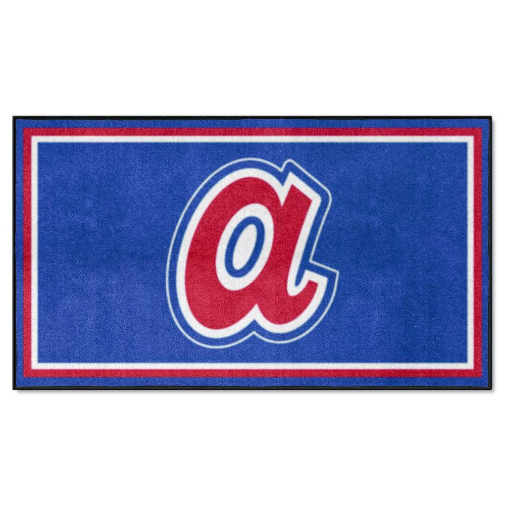 Fanmats Atlanta Braves Baseball Mat - Retro Collection