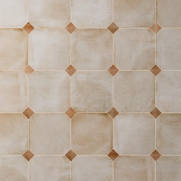 Laverton Octagon Arena with Taco Natural 8 in. x 8 in. Porcelain Floor and Wall Tile (22.5 sq. ft. /Case)