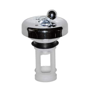 2 in. Mobile Home/RV Plastic Sink Stopper in Chrome