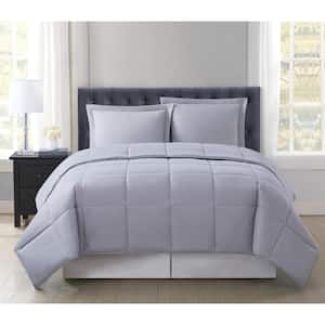Truly Soft Everyday 7-Piece White and Grey King Comforter Set  CS2182WGKC7-00 - The Home Depot