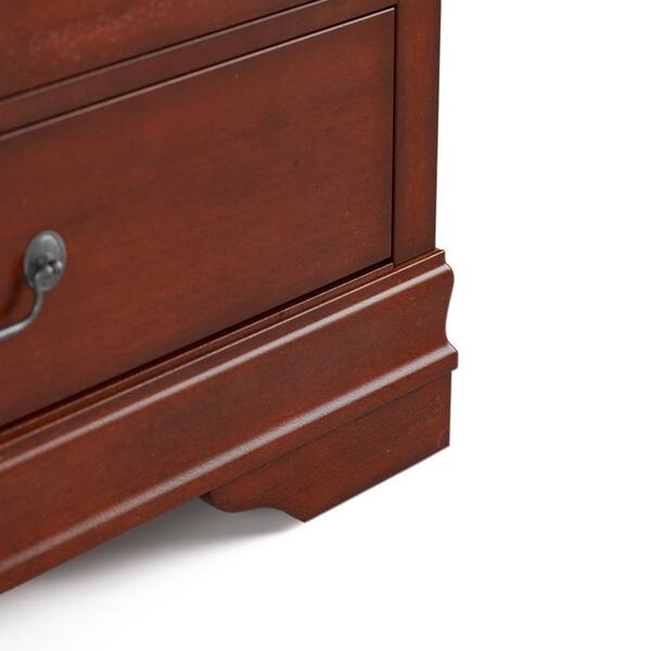 Furniture of America Burkhart Cherry 2 Drawer 21.63 in. W