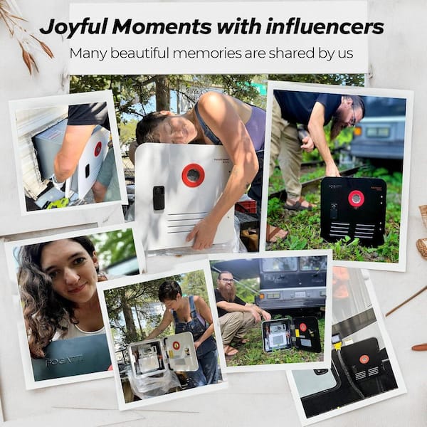 55,000 BTU RV Propane Tankless Water Heater with White Door, 2.9 GPM, Remote Controller, 2-Years Warranty