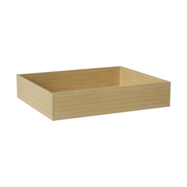 17 in. W x 20.4 in. D x 3.3 in. H in Wood Color Rollout Drawer for Kitchen Cabinets and Shelves