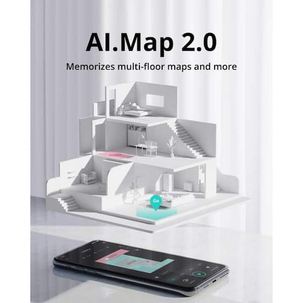 eufy ロボット掃除機 EUFY ROBOVAC X8 HYBRID WHIT eufy RoboVac X8 Hybrid Wi-Fi Robotic Vacuum Cleaner 2-in-1