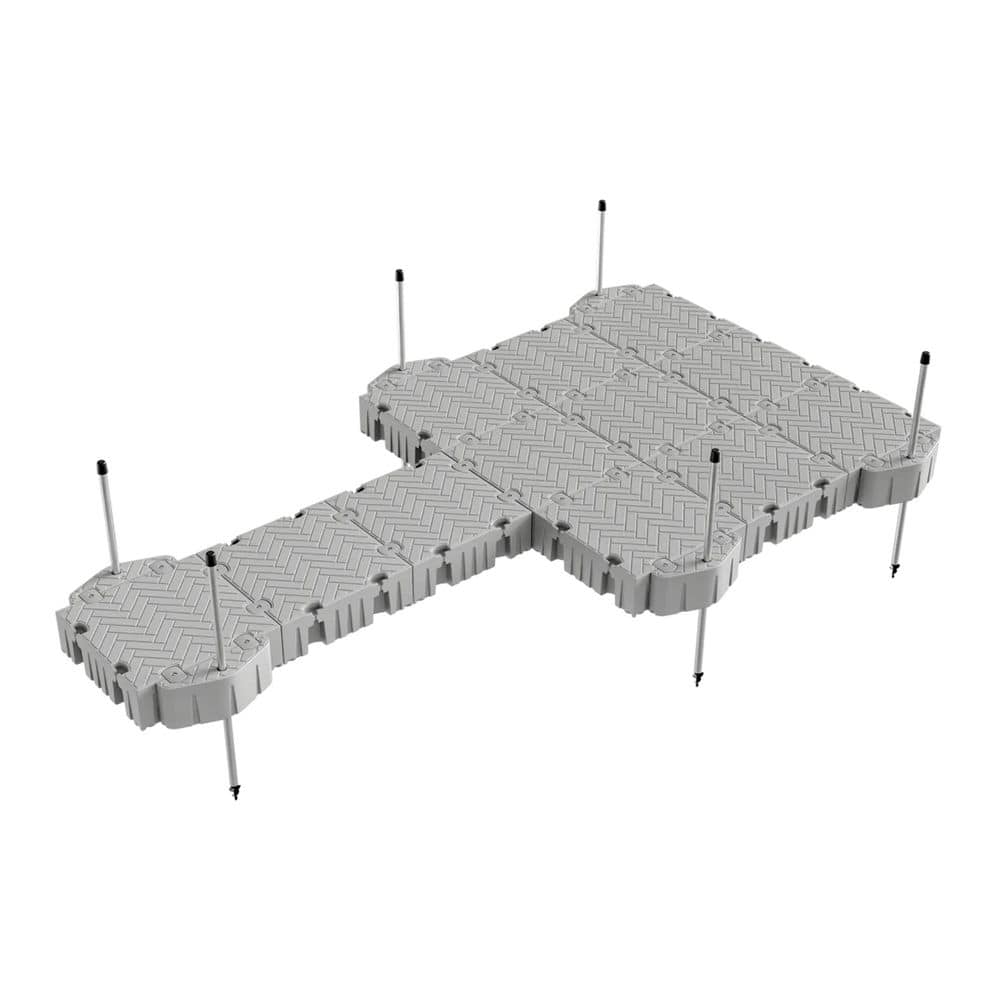 Flexx Flex 24 ft. Extended Platform Floating Dock Package Pipe Guides price history on PriceWatchPro