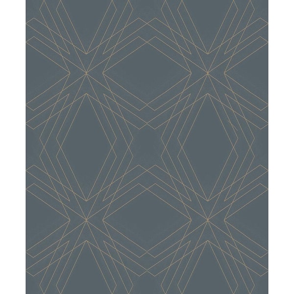 A-Street Prints Relativity Charcoal Geometric Paper Strippable Wallpaper (Covers 57.8 sq. ft.)