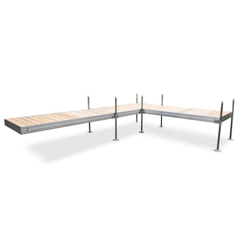 Reviews for Tommy Docks 16 ft. LStyle Aluminum Frame with Cedar