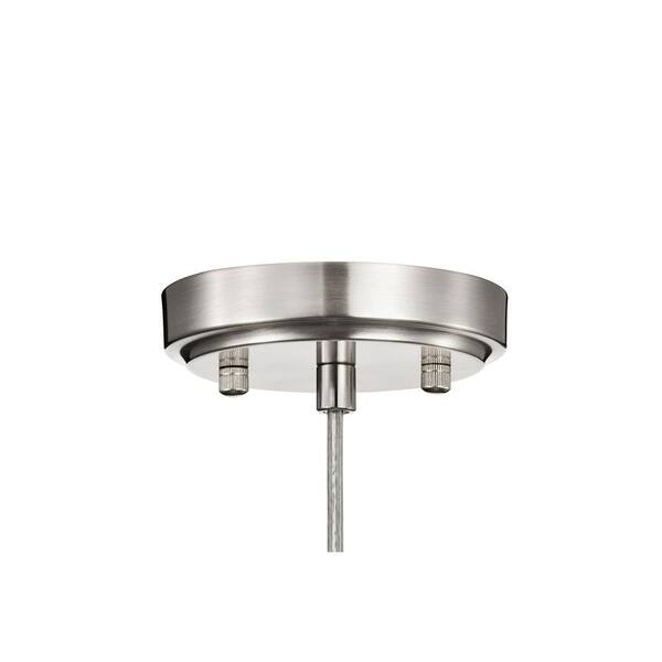 EVE shop‘ Edvivi 1-Light Matte Black and Brushed Nickel Pendant Light