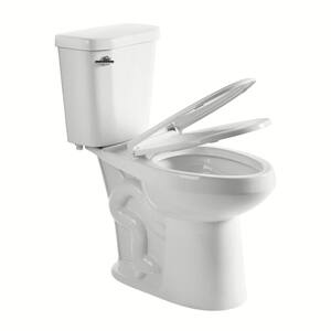 21 in. High Toilet, 1.28 GPF Efficient Flush, Extra Tall Toilet with Elongated Comfort Bowl, and Soft-Close Seat