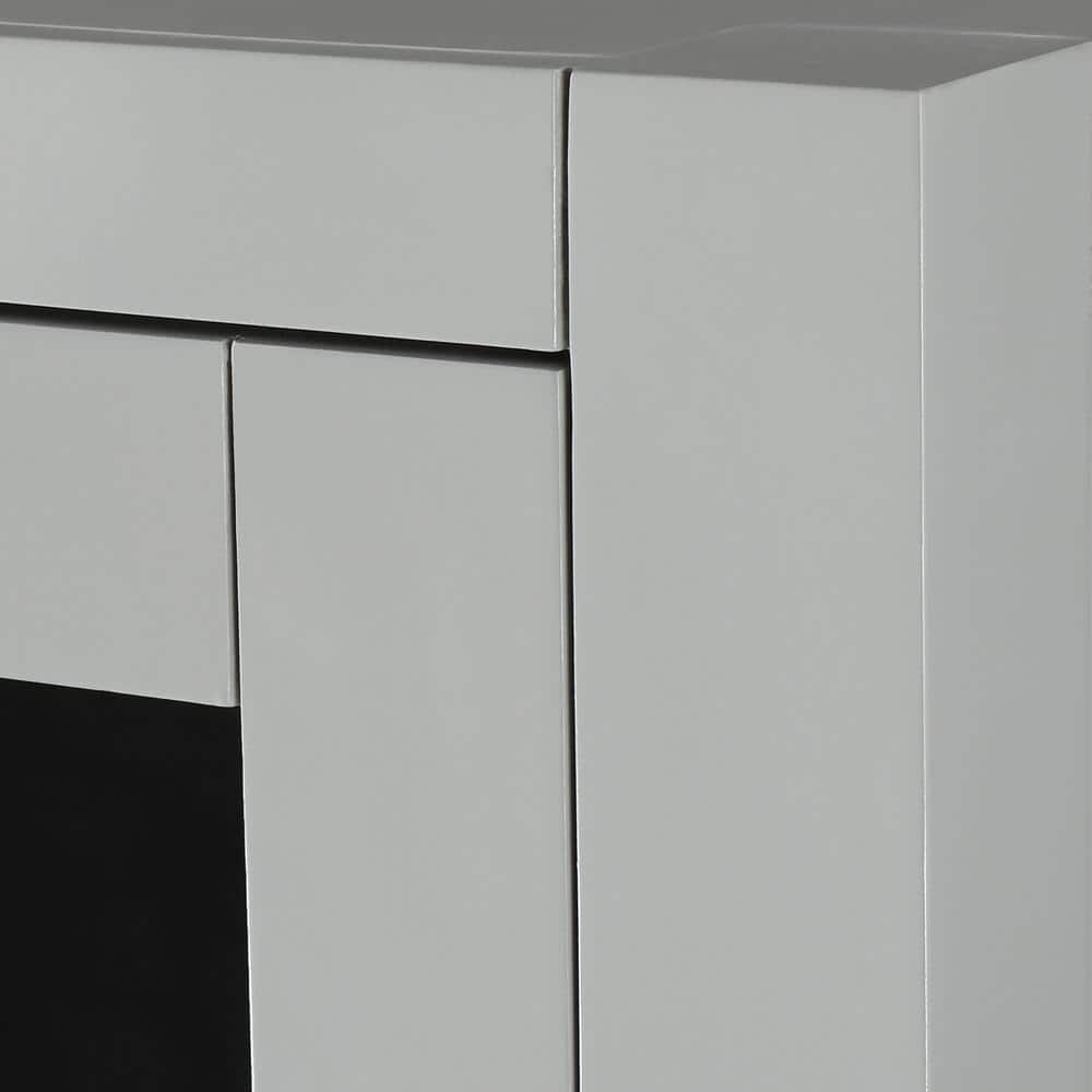 Modero 72'' Chilled Gray Solid Wood Double Vanity Base