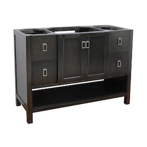 Monterey 48 in. W x 21.5 in. D Bath Vanity Cabinet Only in Brown