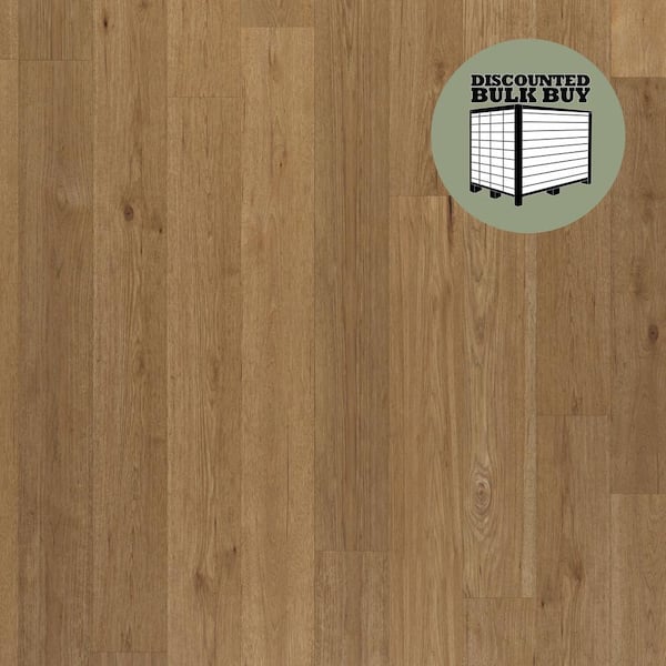 Honey Comb Hickory 9/16 in T x 8.66 in W Tongue and Groove Wire Brushed Engineered Hardwood Flooring (1250 sqft/pallet)