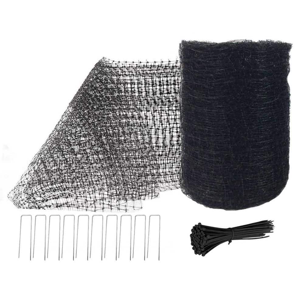 Black 7 ft. x 100 ft. Fence Garden Netting with Reusable Protective for Plants Fruit Trees and Vegetables (1-Pack) price history on PriceWatchPro
