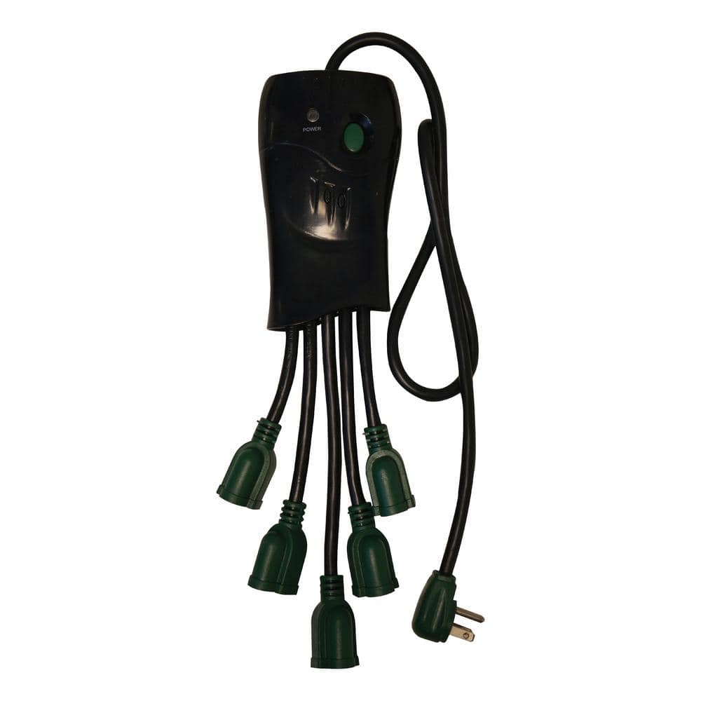 GoGreen Power Outlet Octopus Surge Protector GG-5OCT The Home