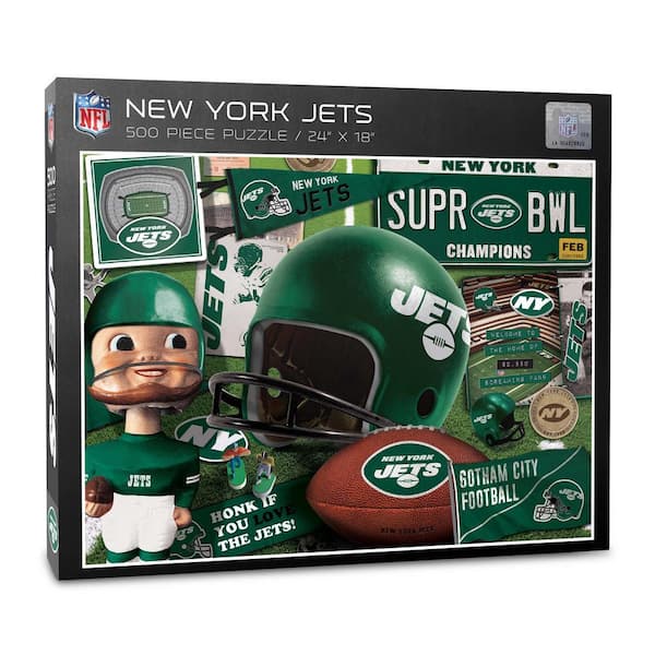 NFL New York Jets Retro Series Puzzle (500-Pieces)