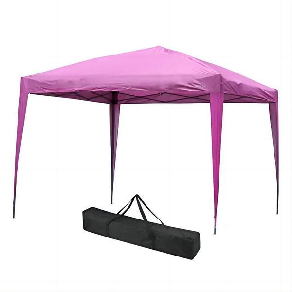 Tatayosi 10 ft. x 10 ft. Pink Pop Up Canopy Outdoor Portable Party ...