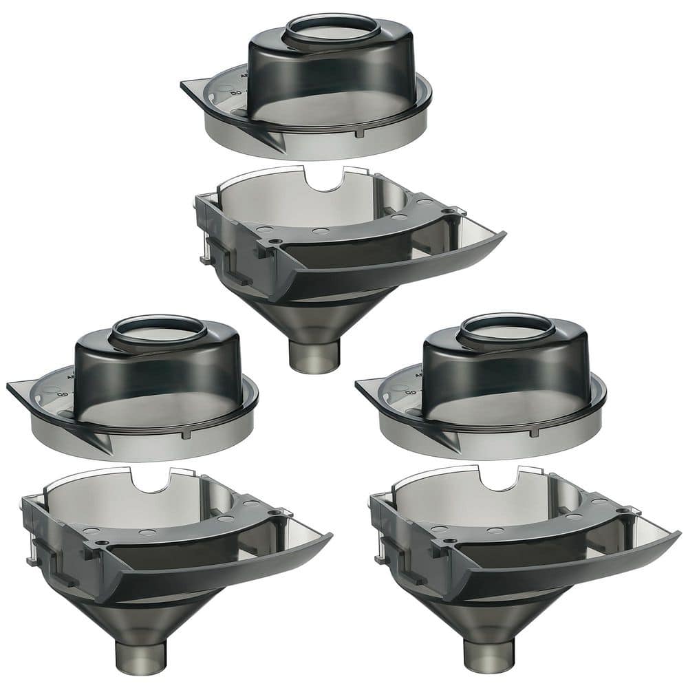 Wudkey 3-Pack Gray Polypropylene Baby Formula Dispenser