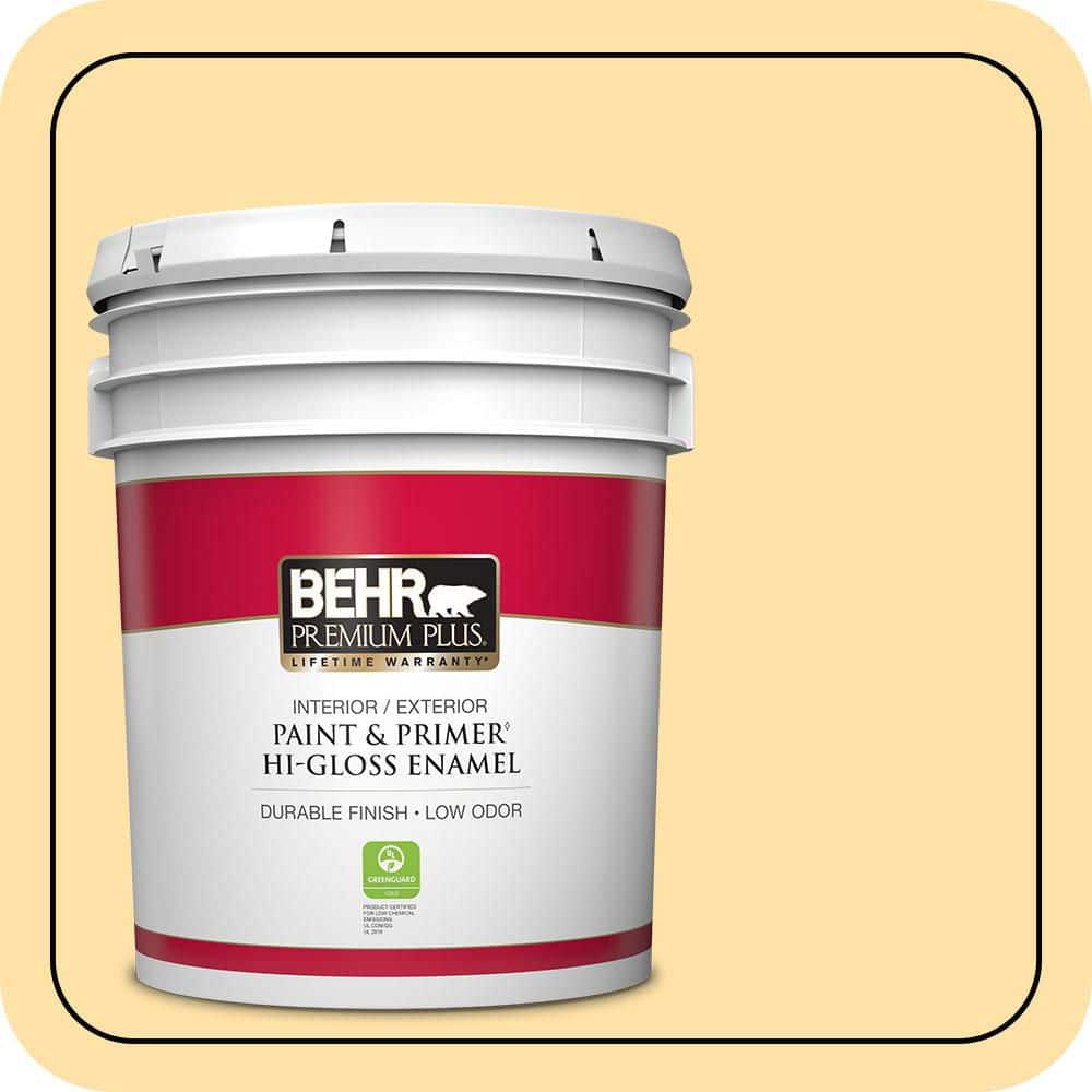 5 gal. #310A-3 Manila Tint Hi-Gloss Enamel Interior/Exterior Paint & Primer price history on PriceWatchPro