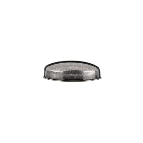 Richelieu Monceau 2-1/2-in (64mm) Center to Center Pewter Oval Cup Drawer Pull