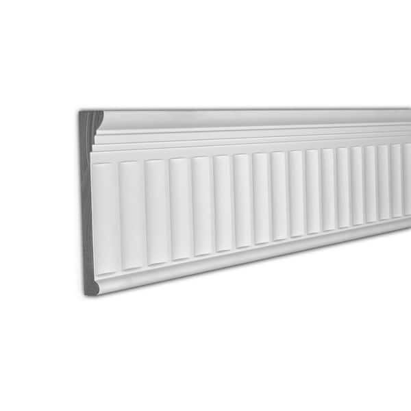 American Pro Decor 1-3/8 in. x 7-3/4 in. x 96 in. Decorative Polyurethane Panel Moulding Pro Pack 16 LF (2-Pack)
